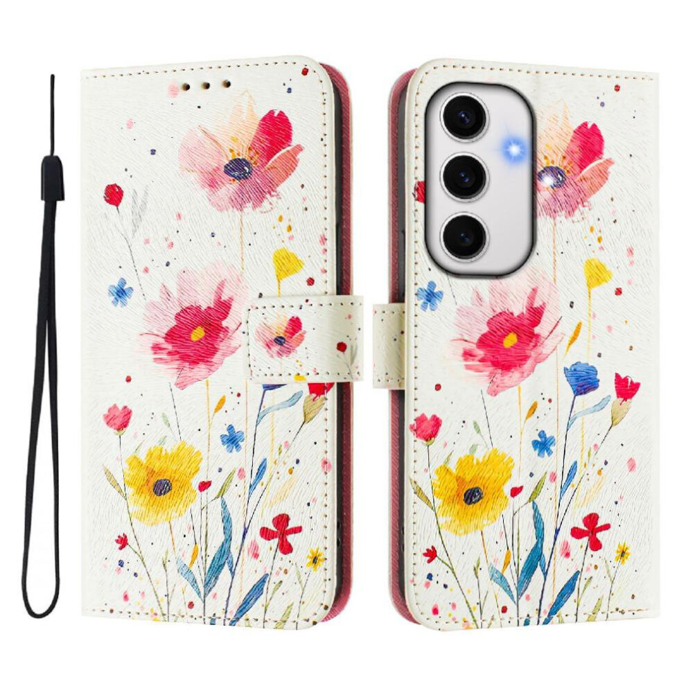 (C5 ) Case For Samsung Galaxy S24 5G Pattern Flip Cover Wallet With Credit Slot Pu Leather 764563648450