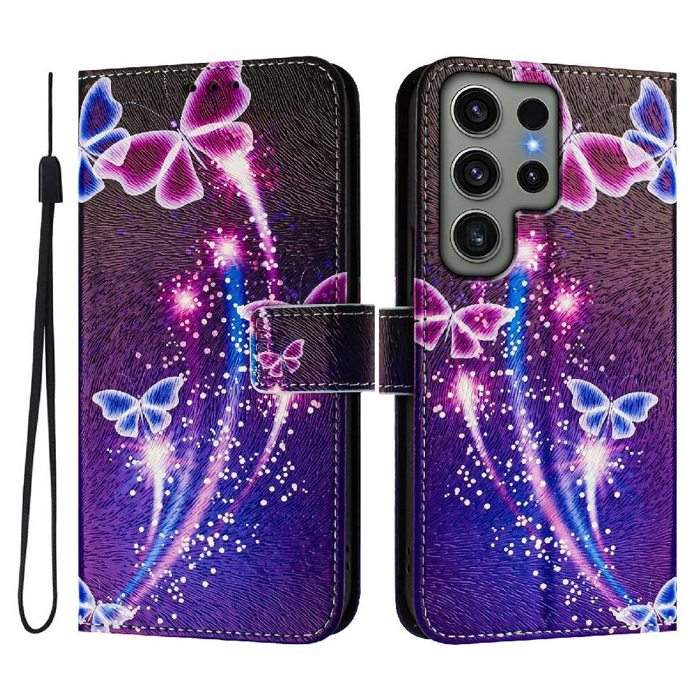 (C1 ) Case For Samsung Galaxy S23 Ultra 5G Pattern Flip Cover Wallet Pu Leather With Credit Slot 764563648474