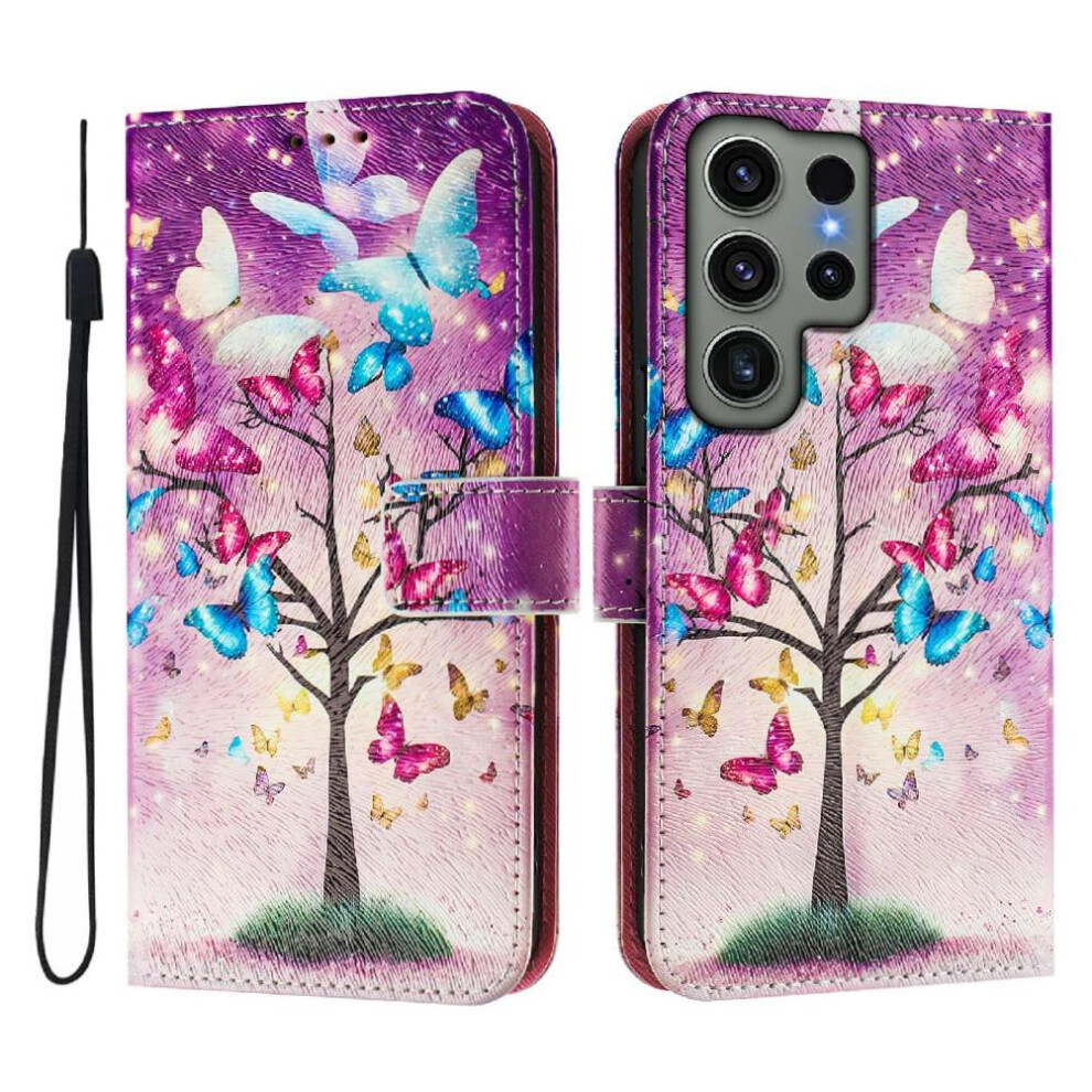 (C2) Case For Samsung Galaxy S23 Ultra 5G Pattern Flip Cover Wallet Pu Leather With Credit Slot 764563648481