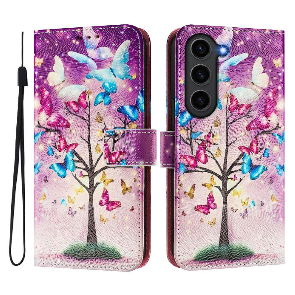 (C2) Case For Samsung Galaxy S23 Plus 5G Pattern Flip Cover Pu Leather With Credit Slot Wallet 764563648603