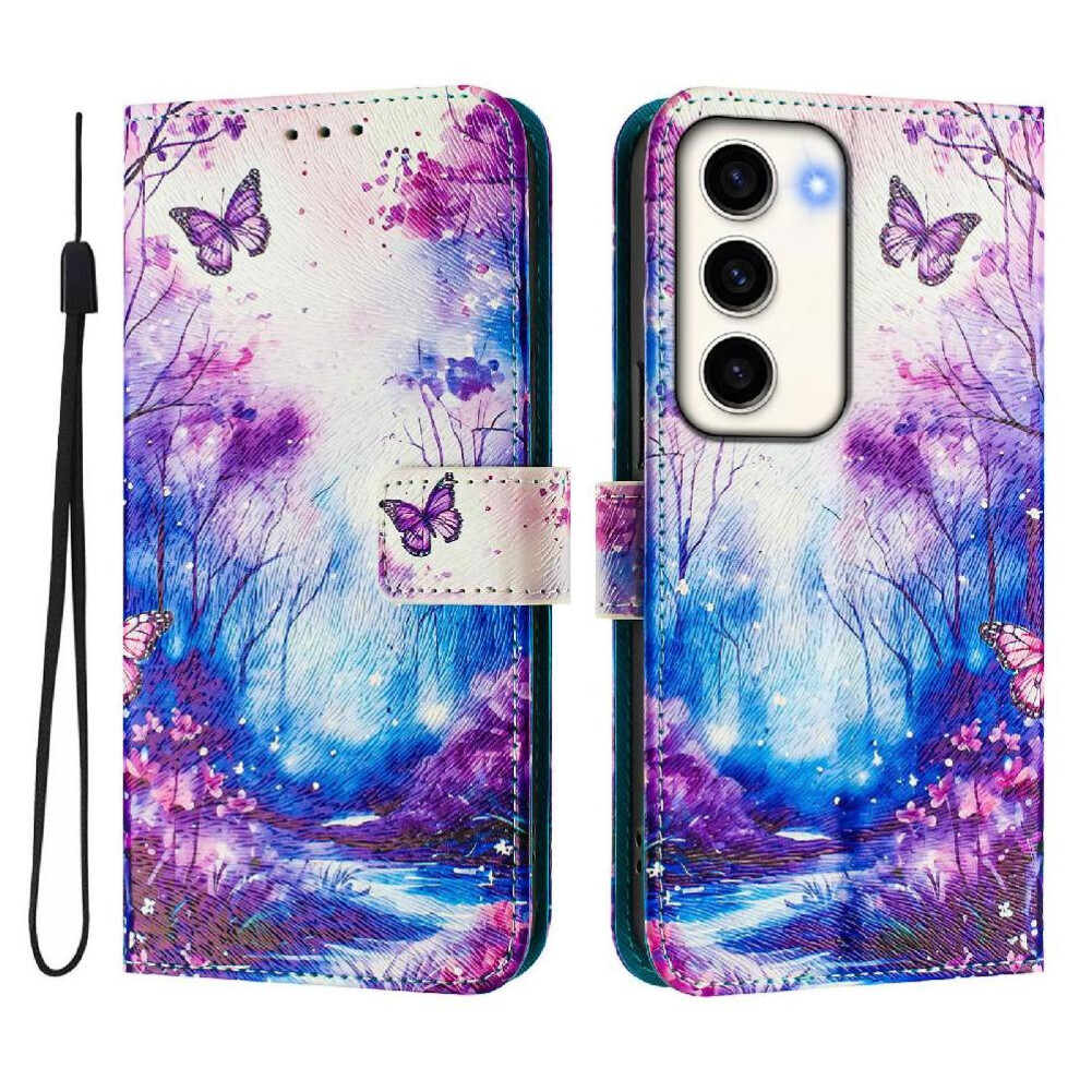 (C3 ) Case For Samsung Galaxy S23 5G Pu Leather Wallet Pattern Flip Cover With Credit Slot 764563648672