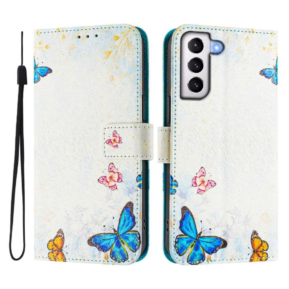 (Ohter) Case For Samsung Galaxy S21 Fe 5G Pattern Flip Cover Pu Leather With Credit Slot Wallet 764563648986