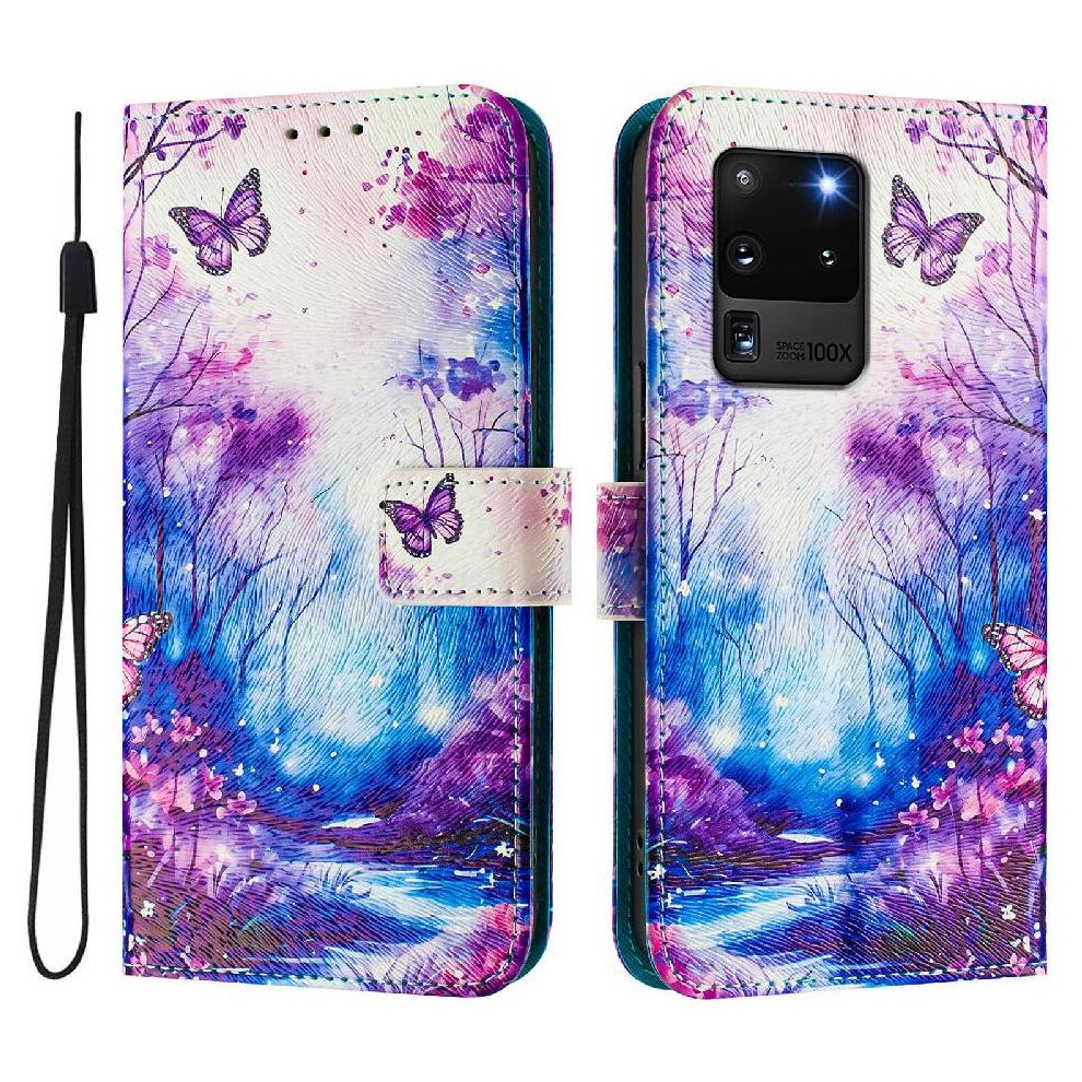 (C3 ) Case For Samsung Galaxy S20 Ultra With Credit Slot Wallet Pu Leather Pattern Flip Cover 764563649150