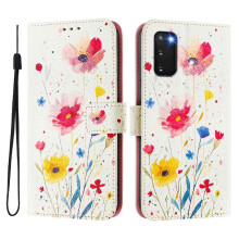 (C5 ) Case for Samsung Galaxy S20 Pu Leather with Credit Slot Pattern Flip Cover Wallet