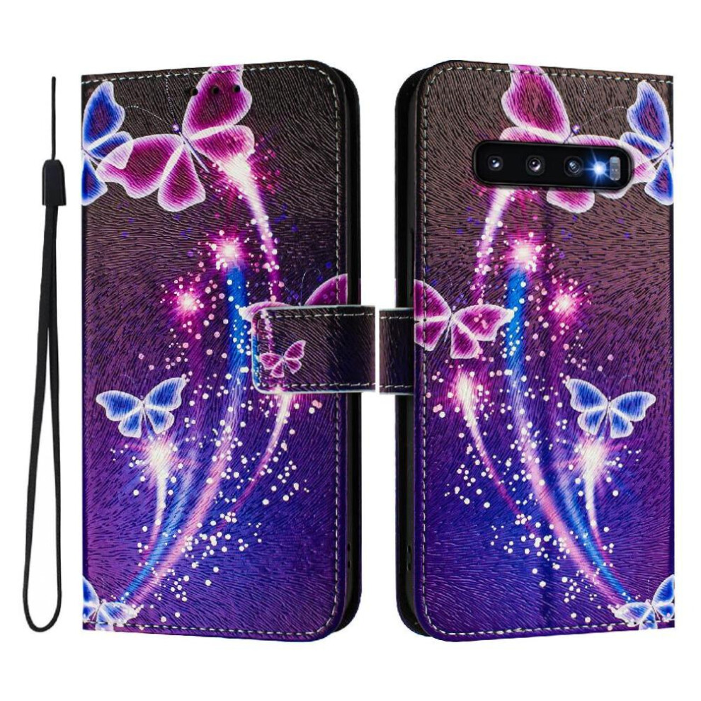 (C1 ) Case For Samsung Galaxy S10 Plus Pattern Flip Cover With Credit Slot Pu Leather Wallet 764563649433