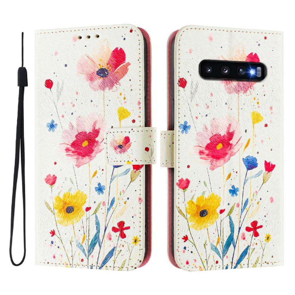(C5 ) Case For Samsung Galaxy S10 Wallet Pattern Flip Cover With Credit Slot Pu Leather 764563649532