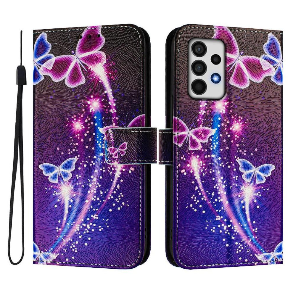 (C1 ) Case For Samsung Galaxy A52s 5G Pu Leather With Credit Slot Wallet Pattern Flip Cover 764563649730