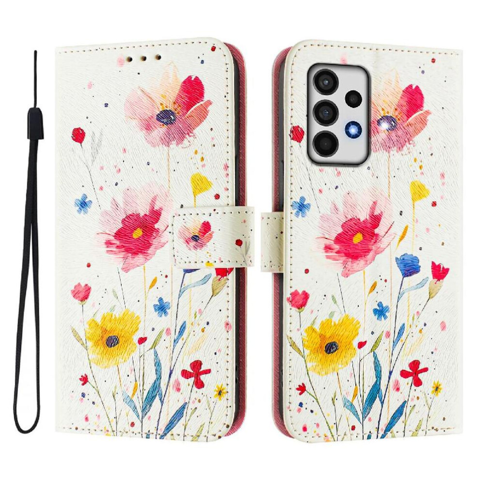 (C5 ) Case For Samsung Galaxy A52s 5G Pu Leather With Credit Slot Wallet Pattern Flip Cover 764563649778