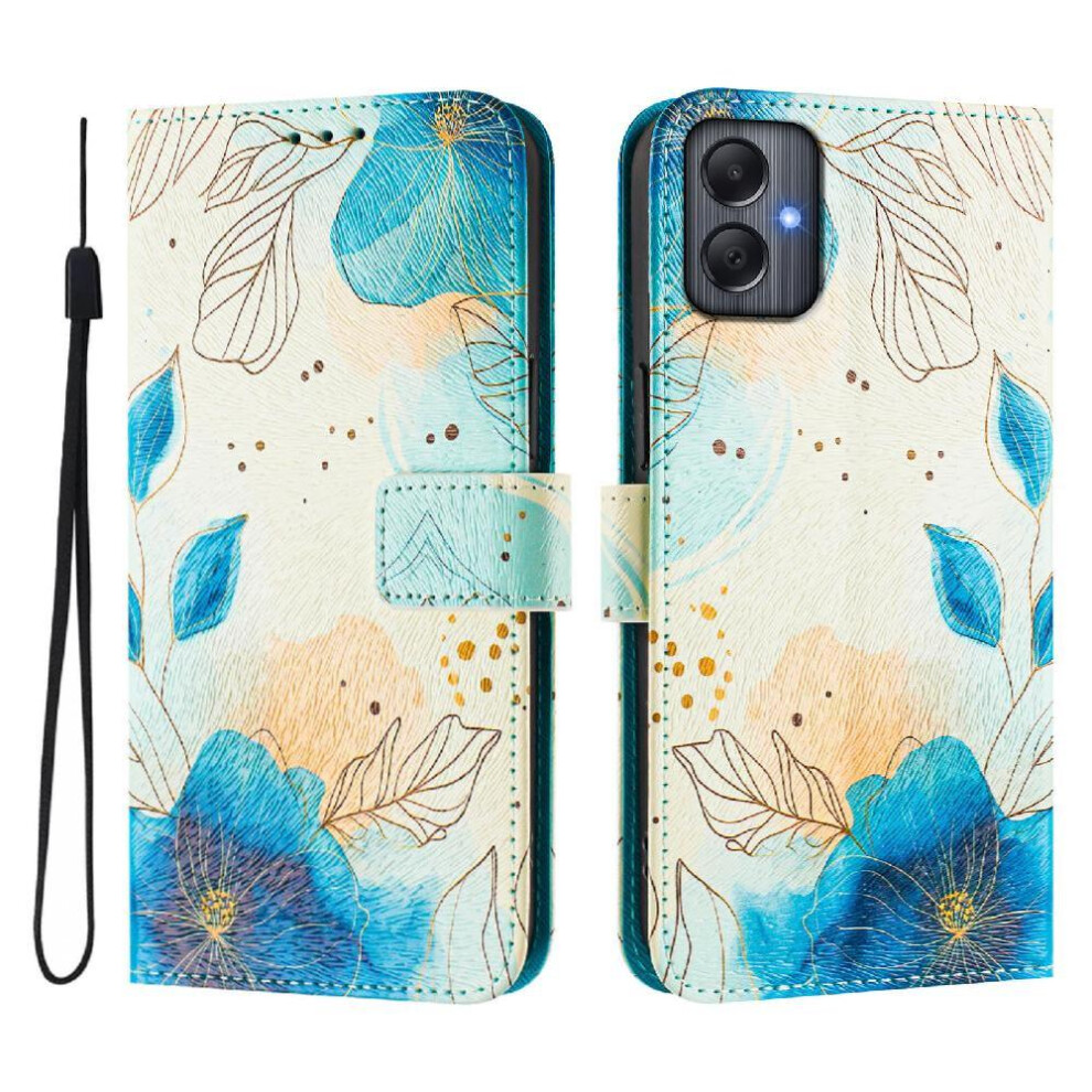 (C6) Case For Samsung Galaxy A05 4G Pattern Flip Cover With Credit Slot Wallet Pu Leather 764563650088