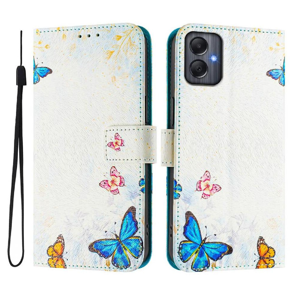 (Ohter) Case For Samsung Galaxy A05 4G Pattern Flip Cover With Credit Slot Wallet Pu Leather 764563650064