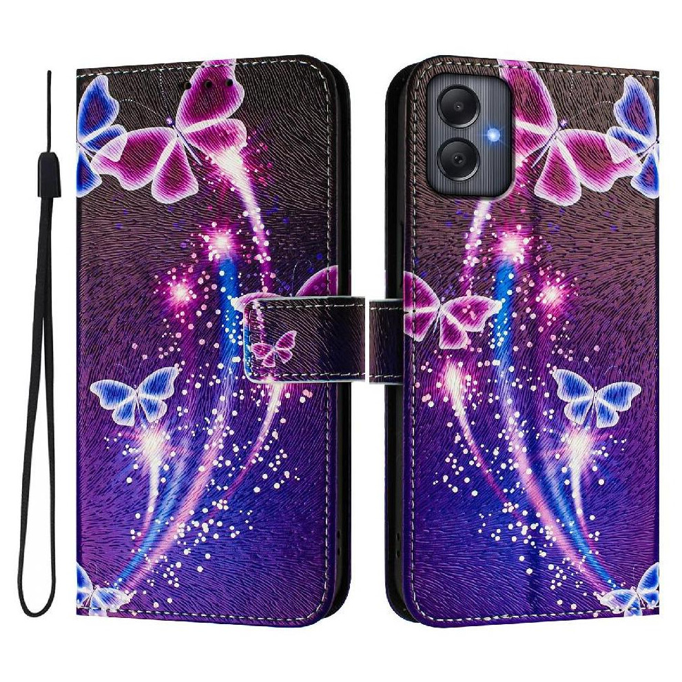 (C1 ) Case For Samsung Galaxy A05 4G Pattern Flip Cover With Credit Slot Wallet Pu Leather 764563650033