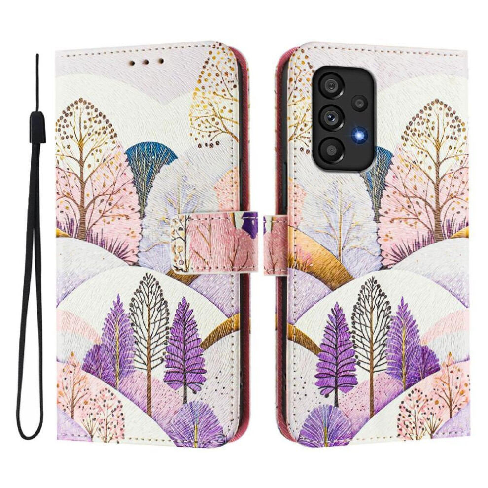 (C6) Case For Samsung Galaxy A53 5G Flip Pu Leather With Credit Slot Pattern Wallet Cover Card Holder 764563650507