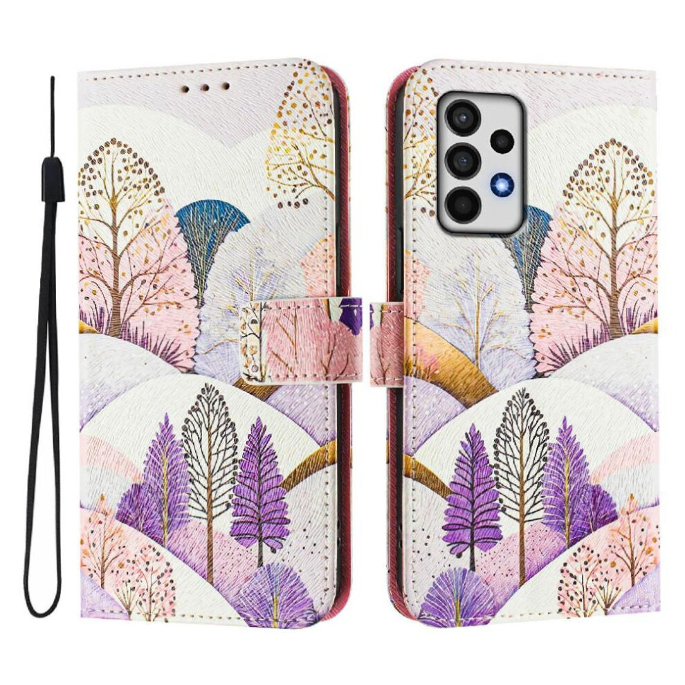 (C6) Case For Samsung Galaxy A52 5G Card Holder Pattern Wallet Cover With Credit Slot Flip Pu Leather 764563650620