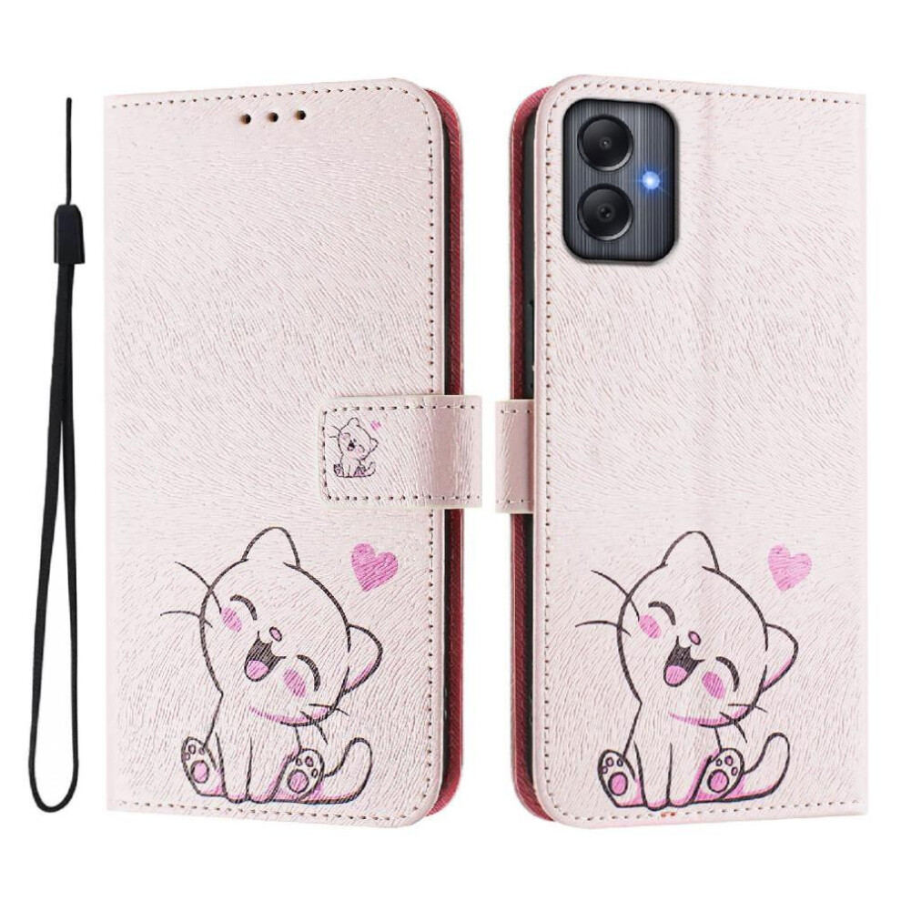 (C2) Case For Samsung Galaxy A05 4G Pattern Flip Pu Leather With Credit Slot Card Holder Wallet Cover 764563650828