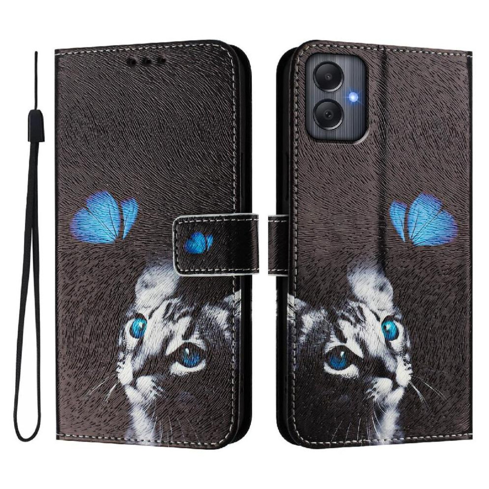 (Ohter) Case For Samsung Galaxy A05 4G Pattern Flip Pu Leather With Credit Slot Card Holder Wallet Cover 764563650842