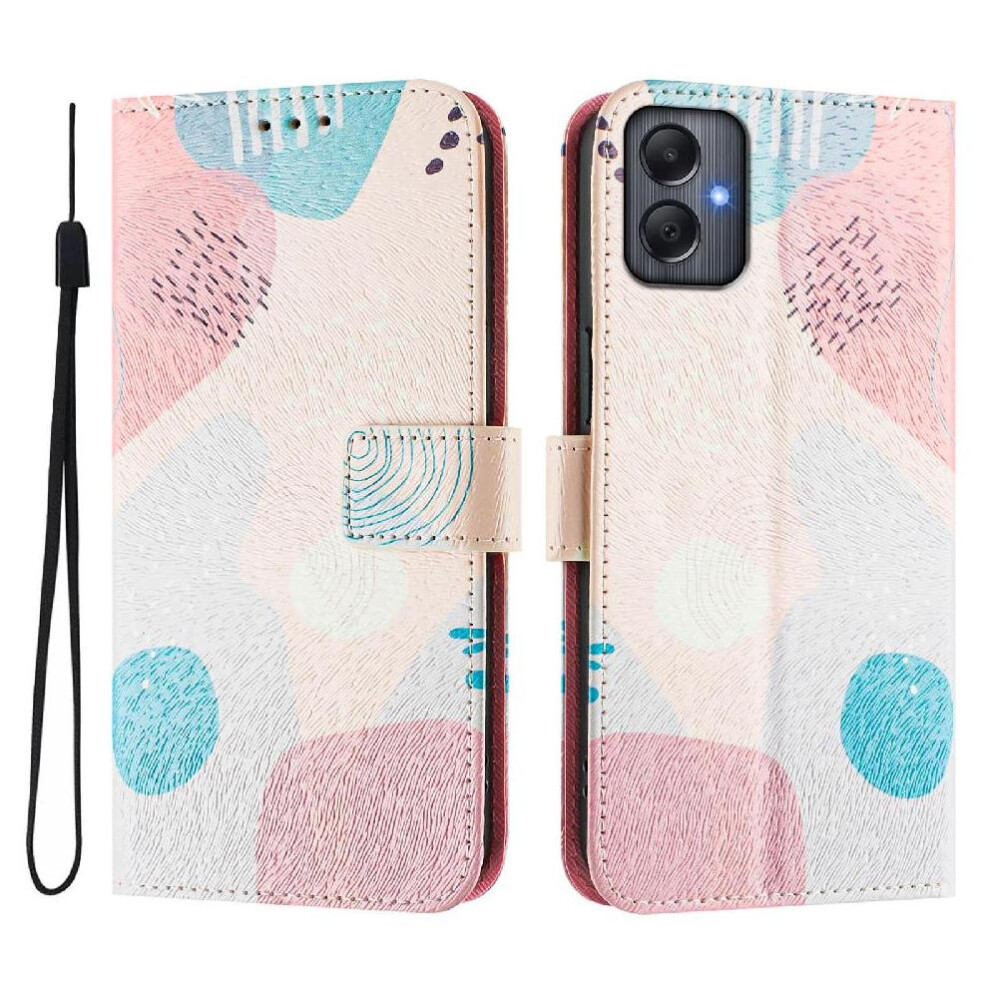 (C5 ) Case For Samsung Galaxy A05 4G Pattern Flip Pu Leather With Credit Slot Card Holder Wallet Cover 764563650859