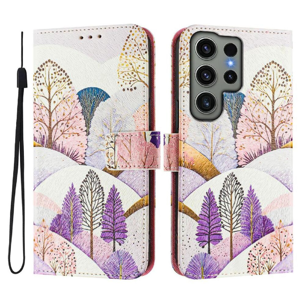 (C6) Case For Samsung Galaxy S23 Ultra 5G Pattern Wallet Cover With Credit Slot Flip Pu Leather Card Holder 764563651047