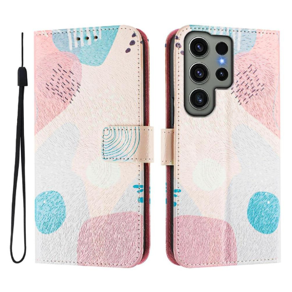 (C5 ) Case For Samsung Galaxy S23 Ultra 5G Pattern Wallet Cover With Credit Slot Flip Pu Leather Card Holder 764563651030