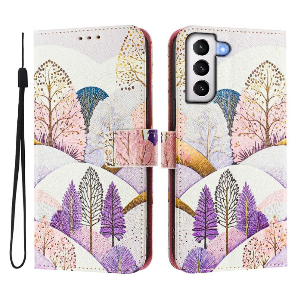 (C6) Case For Samsung Galaxy S21 Flip Pu Leather With Credit Slot Pattern Wallet Cover Card Holder 764563651641