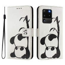 (C1 ) Case for Samsung Galaxy S20 Ultra Card Holder with Credit Slot Wallet Cover Flip Pu Leather Pattern