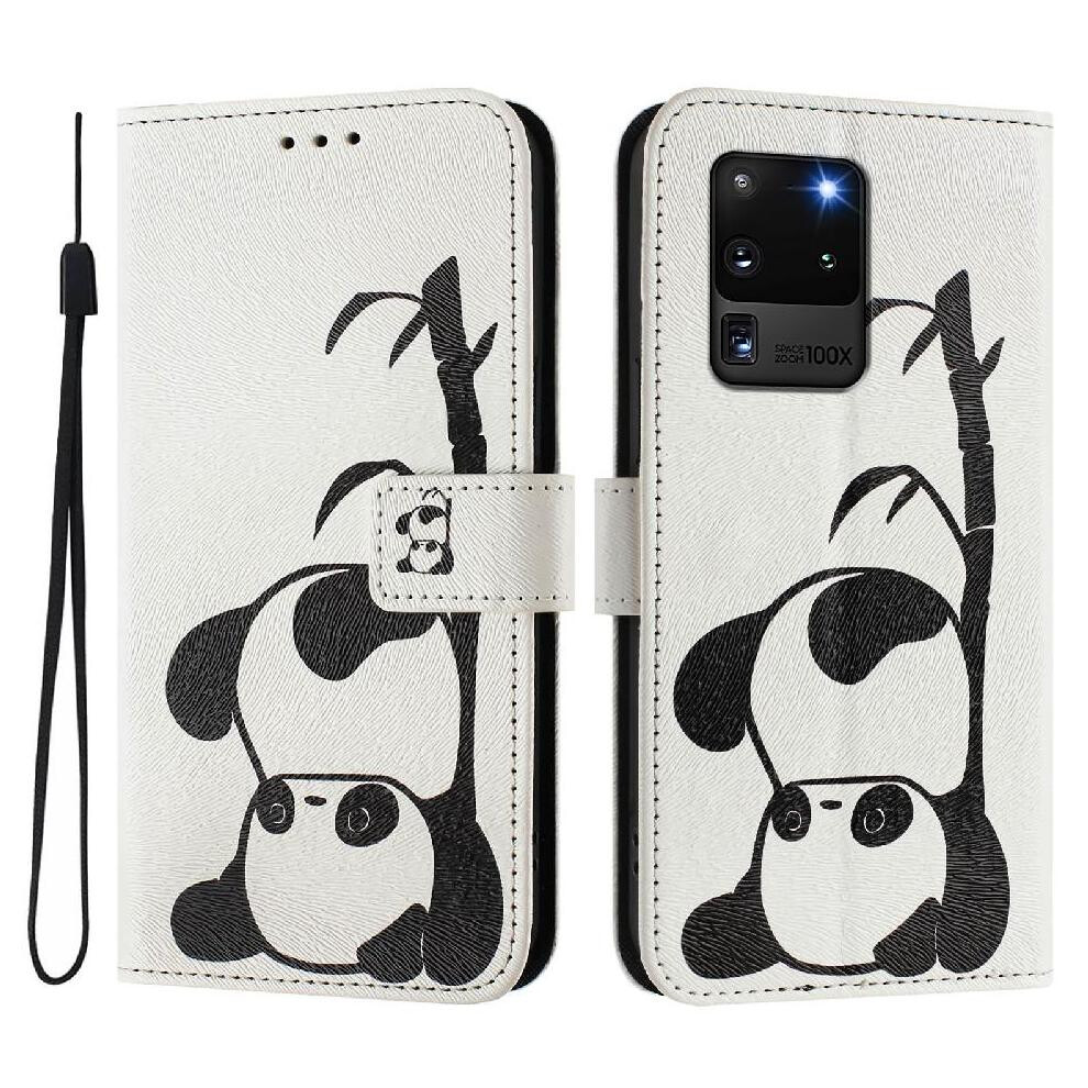 (C1 ) Case For Samsung Galaxy S20 Ultra Card Holder With Credit Slot Wallet Cover Flip Pu Leather Pattern 764563651658