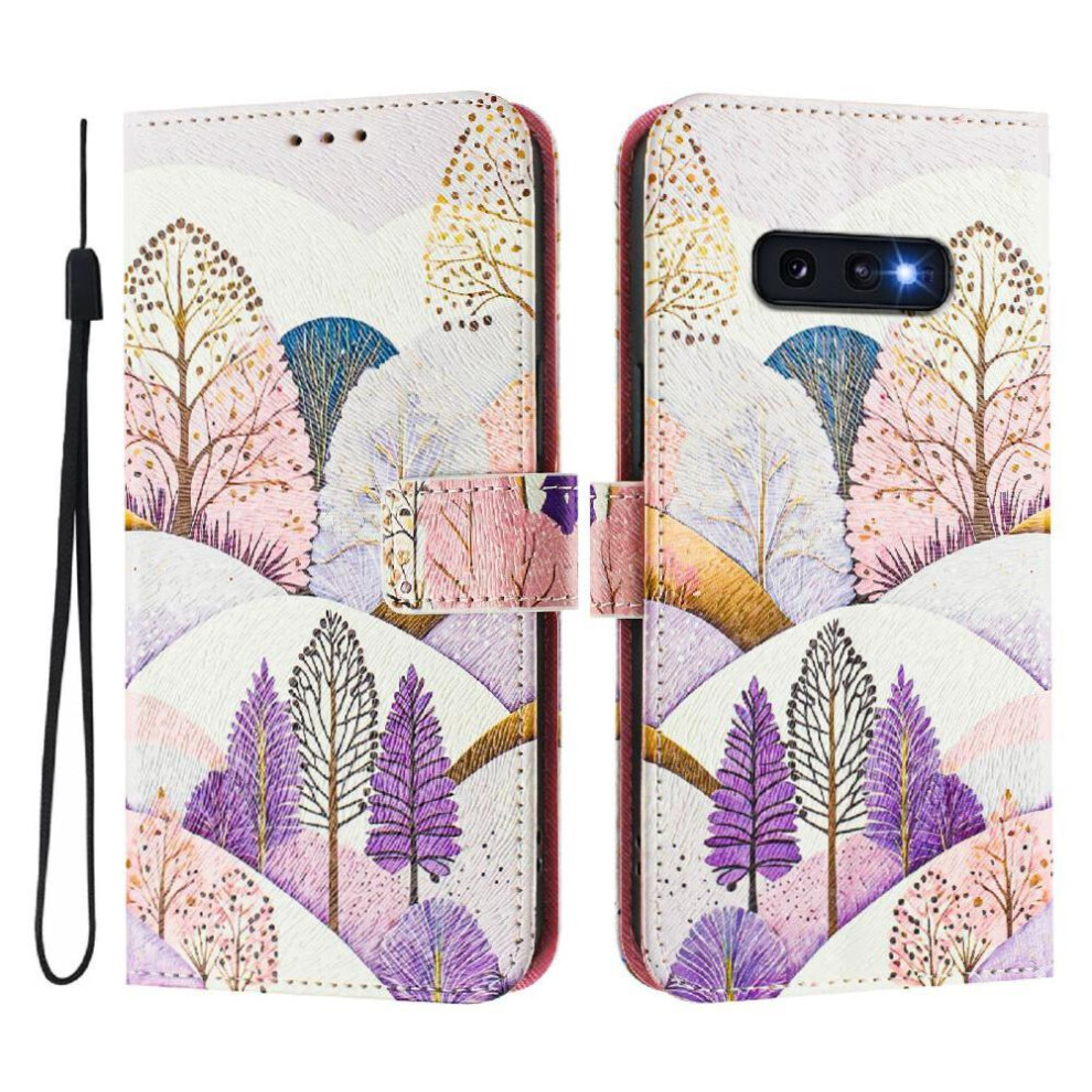 (C6) Case For Samsung Galaxy S10e Pattern With Credit Slot Flip Pu Leather Card Holder Wallet Cover 764563651948