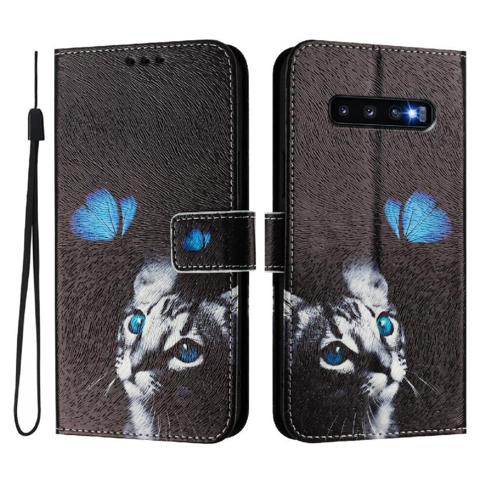 (Ohter) Case For Samsung Galaxy S10 Plus Flip Pu Leather With Credit Slot Pattern Wallet Cover Card Holder 764563651986