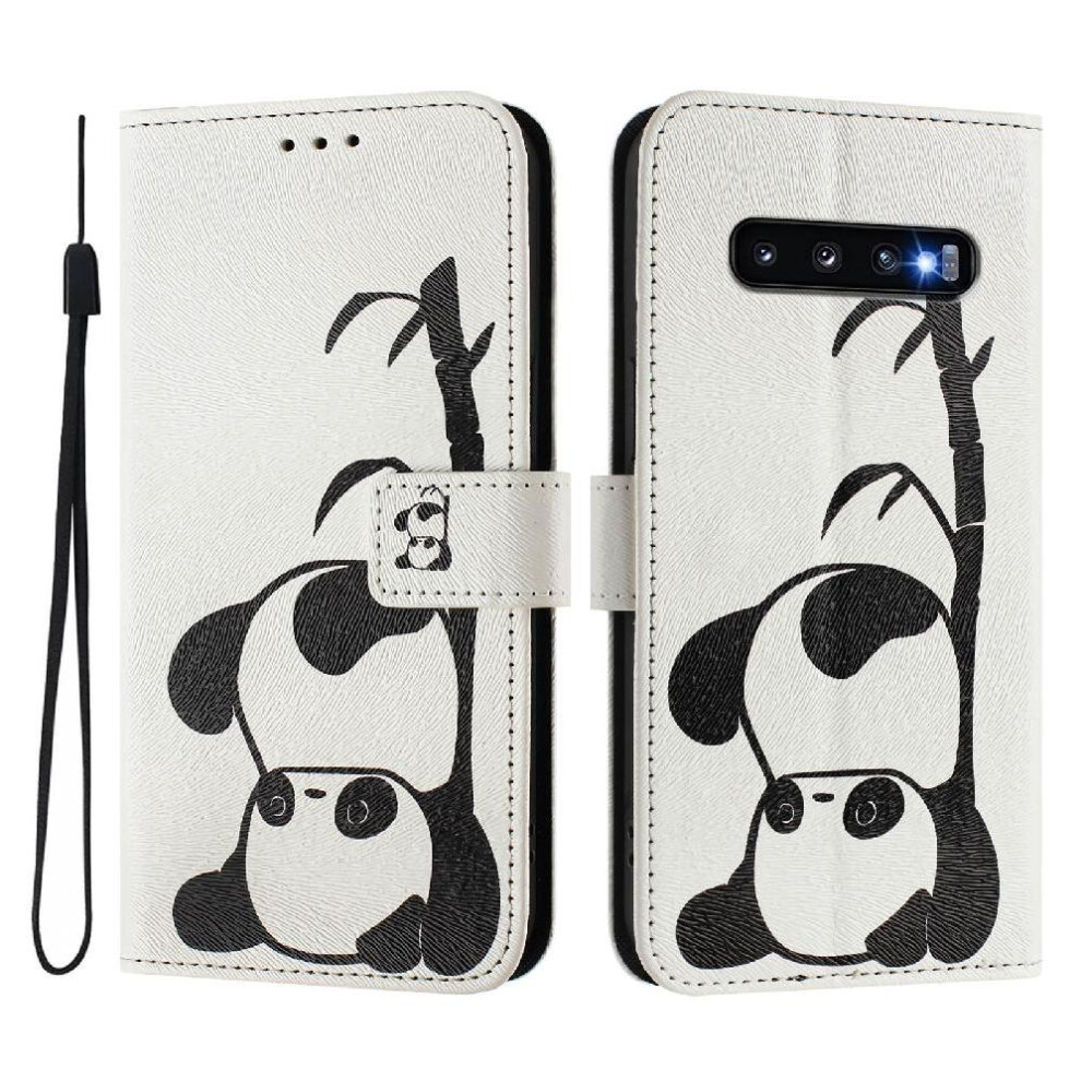(C1 ) Case For Samsung Galaxy S10 With Credit Slot Card Holder Pattern Wallet Cover Flip Pu Leather 764563652013