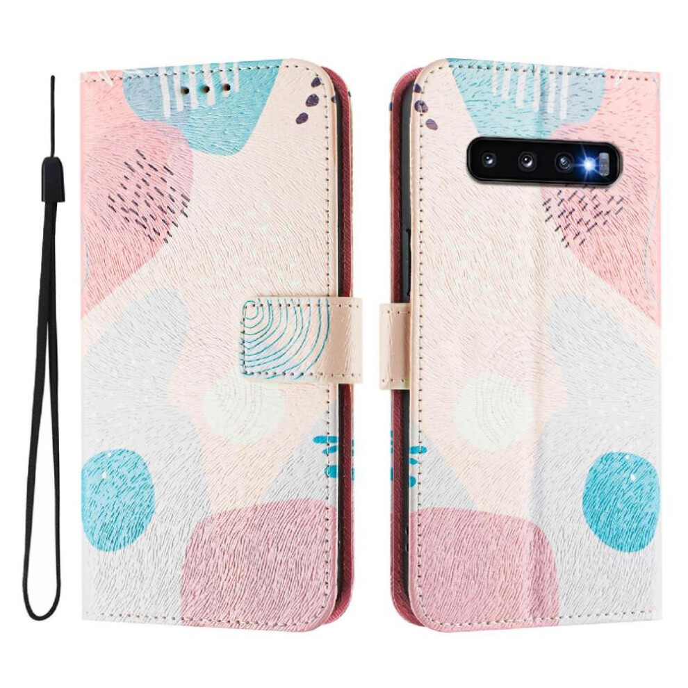 (C5 ) Case For Samsung Galaxy S10 With Credit Slot Card Holder Pattern Wallet Cover Flip Pu Leather 764563652051