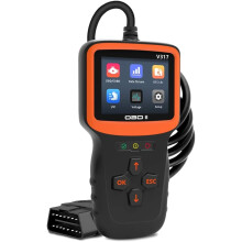 V317 OBD2 Autofout Diagnose Instrument - Voertuigfoutcode Wissen - M/L Status Controleren - Modus 8 Test - Ondersteunt 8 Talen