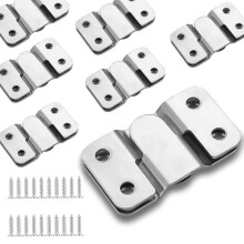 Frame Haken - 20 stuks verborgen montagehouder met Incast Schnalle, Wandframe, Wandframe Nagelverbinder für hängende Fotos, Spiegel, Frame