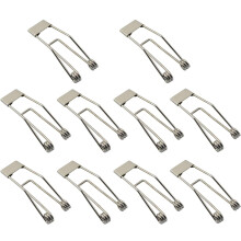 Downlight Spring Clips, 10 Pack 52x19mm Heavy Duty Stahl Beveiligingsklammen voor ingebouwde LED-Scheinwerfer und Deckenlichten, Universal F