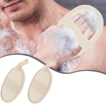2 stuks natuurlijke Loofah-Schwamm exfolierende lichaamscrubber,Exfolierende Loofah-Schwamm,Duschkorp-Exfoliator-Scrubbing-Pads,Body Loo