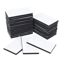 FWORUAIS Doppelseitiges Klebeband Heavy Duty - Kwaliteit Nummerplaat Kleefstof Schaumstof Pads,100pcs Nummerplaat Klebeband Pads,Doppelseiti