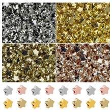 Stern Perlen für Armband Herstellung, 800pcs 6mm Stern Spacer Perlen Set, Goud en Zilver Sternvormde Spacer Perlen für Schmuck Herstellen