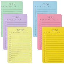 Sticky Notes, To-do List Pads, große gefütterte Sticky Tabs für Annotation, Page Markers, Pastell Sticky Notes für Schule, Büro und Zuhause