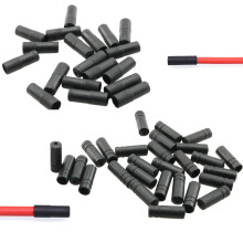 Fiets Kabel Endcaps, 200 stuks Heavy Duty zwarte Rem Gas Kabel Endarmaturen met veilige pasvorm voor Road Mountain Bike onderhoud, An