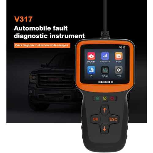 V317 OBD2 Διαγνωστικό Όργανο Βλαβών Αυτοκινήτου - Διαγραφή Κωδικού Βλάβης Οχήμ 1