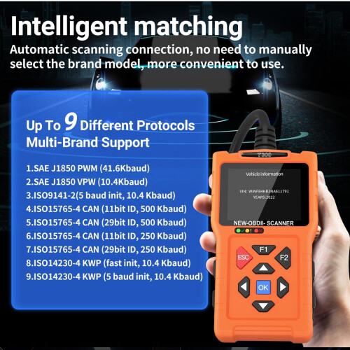 T300 OBD2 Scanner Διαγνωστικό Εργαλείο Αυτοκινήτου, Αναγνώστης Κωδικών για Όλα τα 1