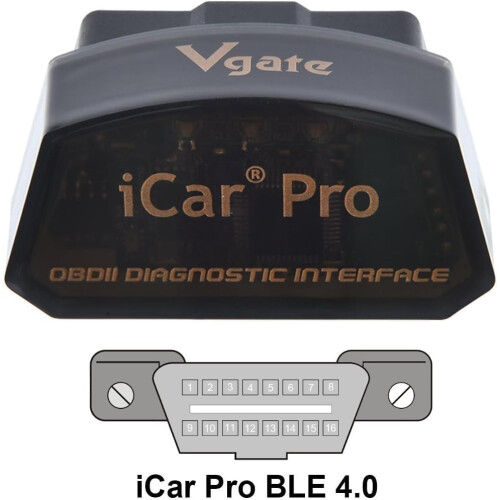 iCar Pro Bluetooth 4.0 (BLE) OBD2 Αναγνώστης κωδικών βλάβης OBDII Σάρωση κωδικών Φως ελέγχου 1