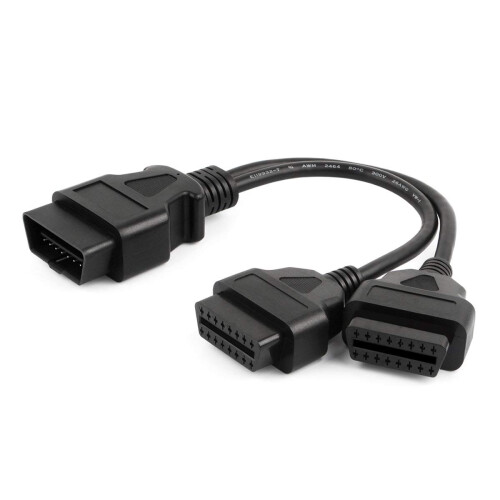 Καλώδιο επέκτασης OBDII, καλώδιο διαχωριστή Y 16 ακίδων, αρσενικό σε διπλό θηλυκ 1