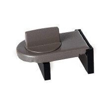(As show, One size) Gray blocker for sliding doors and windows for baby safety and anti-theft