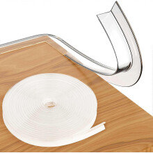 (As show, One size) (100cm) Transparent Table and Furniture Baby Protector, Pre-adhesive Baby Table Corner Protector, Cupboard Edge and Corner Protector for Baby Safety