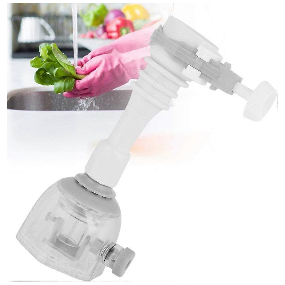 (As Show, One Size) (18Cm-Gray) Kitchen Faucet Extension Tap Aerator 360 Swivel 2 Modes Water Saving Filter Faucet For Kitchen Faucet 4704245283421