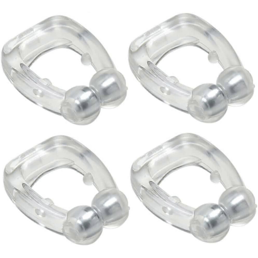 (As show, One size) Anti Snoring Clip Anti Snoring Device Nose Clip Snoring Nose Clip Snoring Sleeping Stop Snoring Aids For Better Breathing 4 Pieces