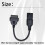Black Litchi grain leather backpack girls small backpack ladies solid colour shoulder bag 3