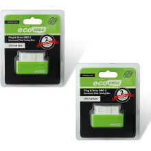 stuks auto-energie-upgrade brandstofbesparing, OBD2 ECOOBD2 auto-stekker en driver enkele plaat, auto-energiebesparende accessoires