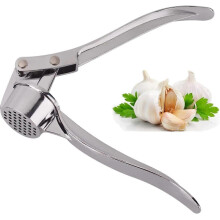 (As show, One size) Professional Kitchen Garlic Press, Ginger Crusher Garlic Chopper UK, Heavy Duty Garlic Press, Garlic Crusher, User Friendly Garlic Chopper, Easy to Cl