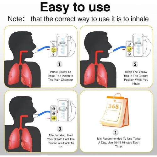 2025 Incentive Spirometer-Atemübungsgerät für Lungen Incentive 1