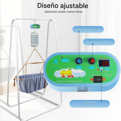 Hangende elektrische wiegbediening met instelbare timer 1